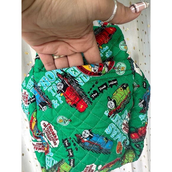 Handmade Handcrafted Thomas The Tank Engine & Friends Cartoons Quilted Tote Bag - Picture 3 of 7